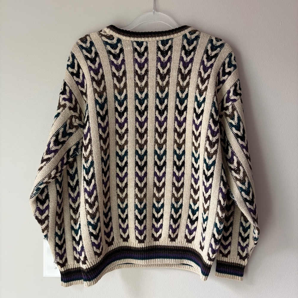 Vintage Jantzen Striped Crewneck Sweater - Picture 5 of 13